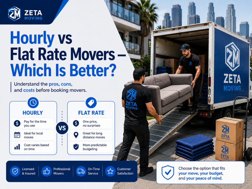Hourly vs Flat Rate Movers — Which Is Better?