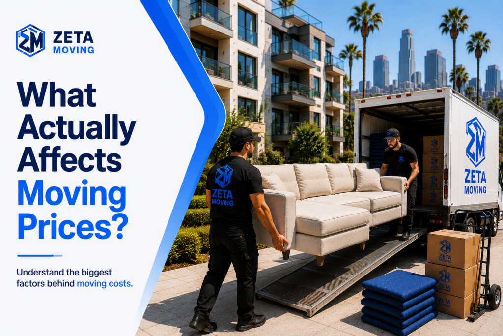 What Actually Affects Moving Prices?
