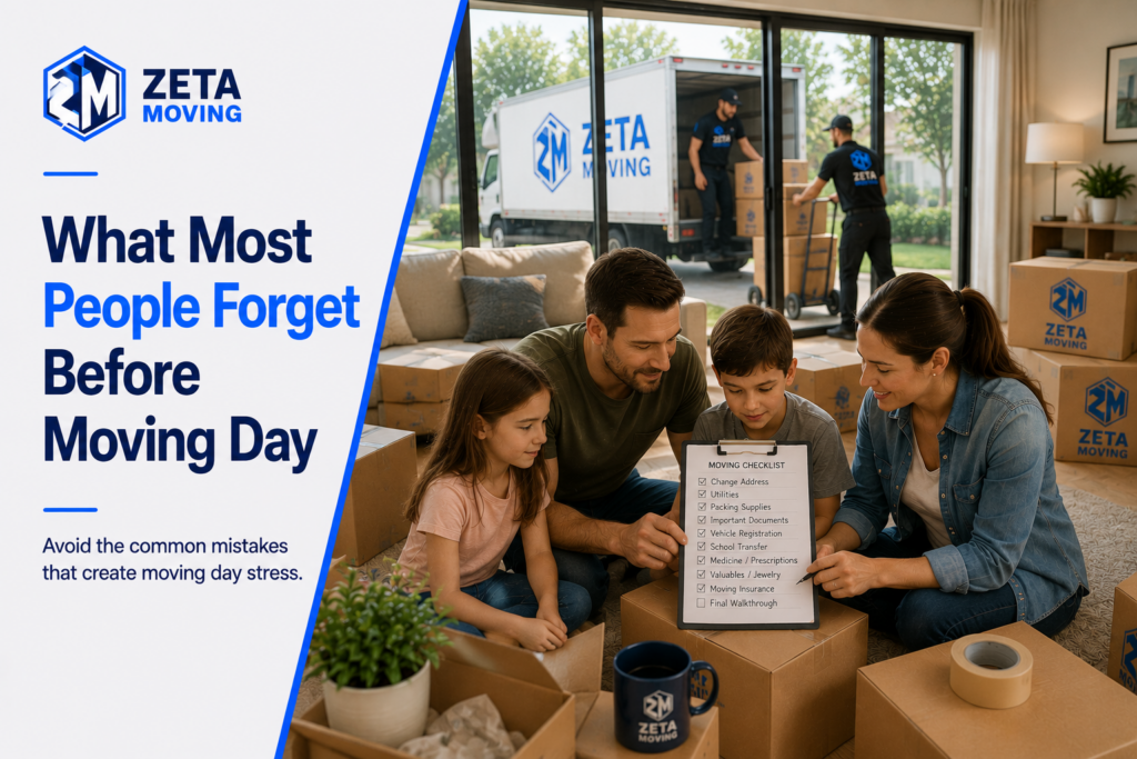 What Most People Forget Before Moving Day | Essential Moving Checklist