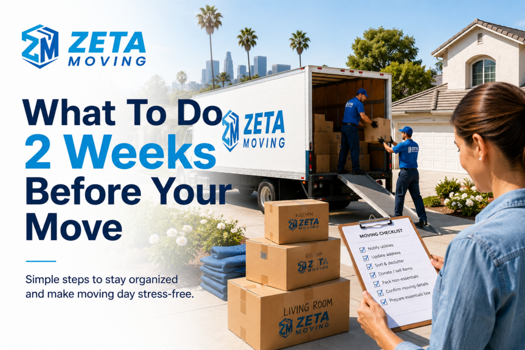 What To Do 2 Weeks Before Your Move | Your 14-Day Moving Checklist