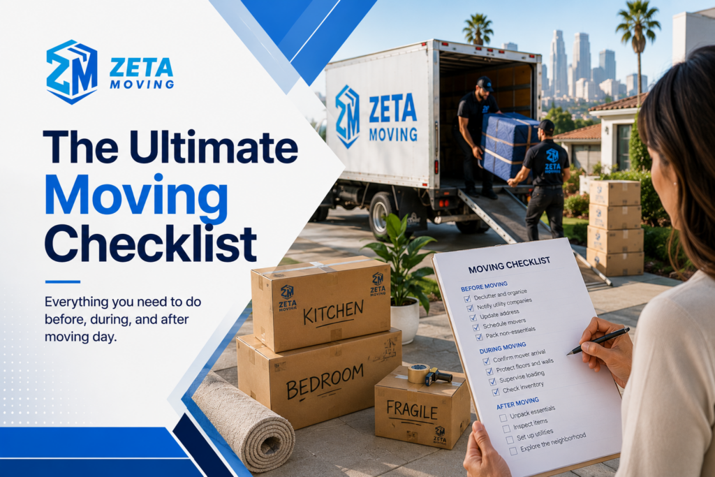 The Ultimate Moving Checklist | Everything You Need Before Moving Day