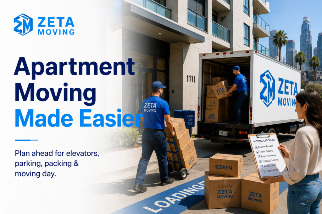 Apartment Moving Checklist for Busy Professionals | Los Angeles Moving Guide