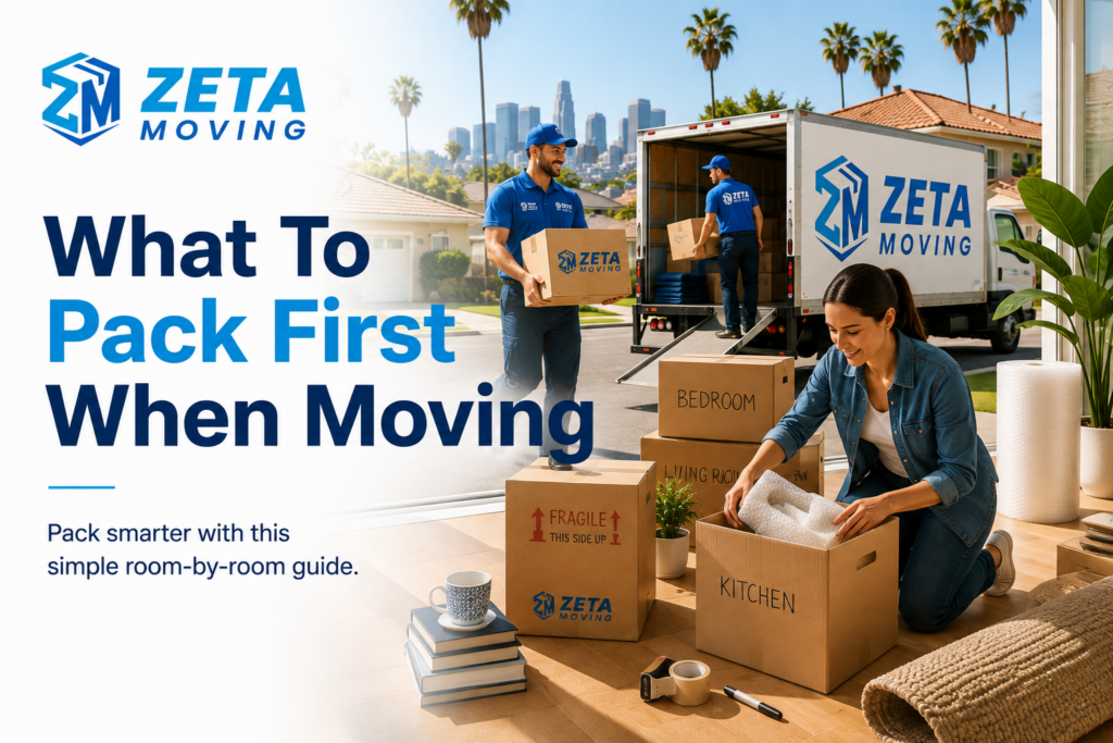 What To Pack First When Moving | A Room-by-Room Packing Guide